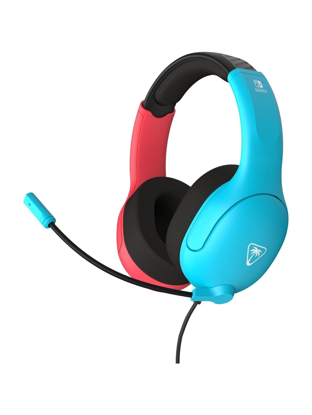 Airlite Fit Wired Headset for all Switch Consoles - Neon Blue/Red
